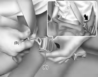 Ceinture de sécurité arrière à 3 points