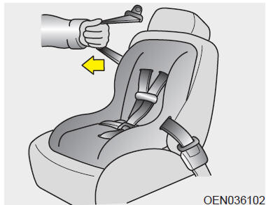 Mettre une ceinture de sécurité de passager au mode d'autobouclage