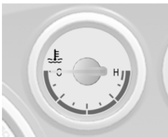 Jauge de température de liquide de refroidissement du moteur