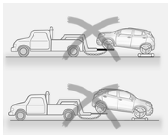 Remorquage du véhicule avec transmission intégrale