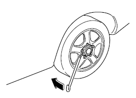 Retrait d'un pneu à plat